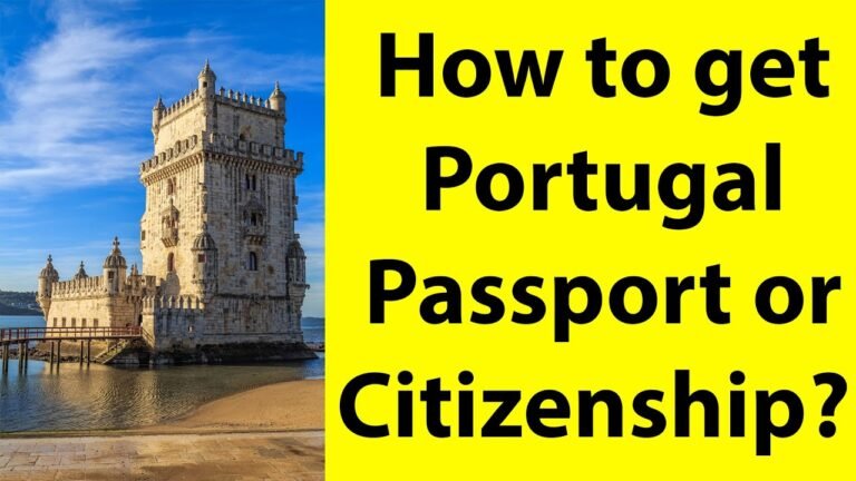 Portugal Passport – Portugal Citizenship – Portugal Investment – Portugal PR /TRC – Portugal Work