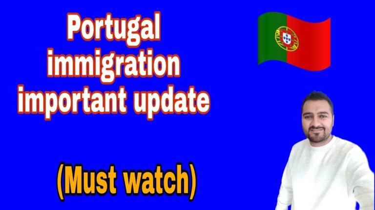 Portugal immigration important update |Raja Ali diaries|