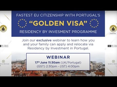 Fastest EU Citizenship Through Portugal’s “Golden Visa” Residency by Investment Programme Fastest EU Citizenship Through Portugal’s “Golden Visa” Residency by Investment Programme
