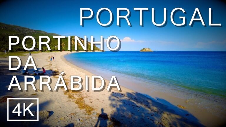 4K Beach Walk: Portinho da Arrábida, Portugal 2021 – ASMR Virtual Tour [4K 60fps]