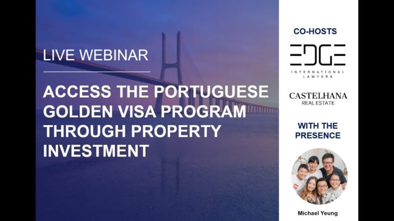 Access the Portuguese Golden Visa Program through Property Investment Access the Portuguese Golden Visa Program through Property Investment