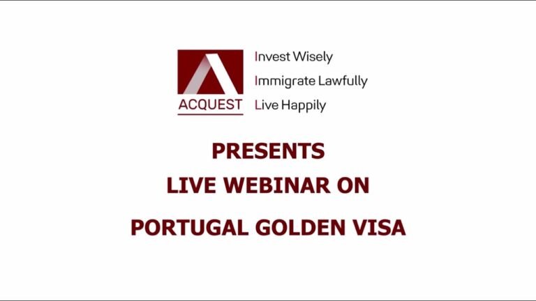 Acquest Advisors – Webinar Teaser (Portugal Golden Visa – Your Gateway to Europe)