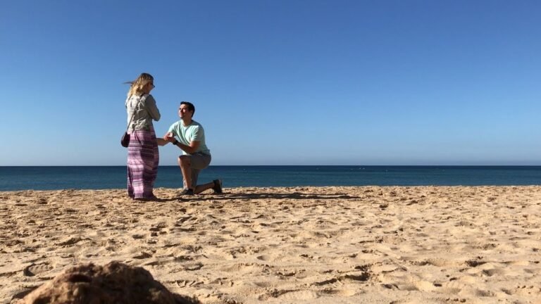Beach Proposal in the Algarve, Portugal Beach Proposal in the Algarve, Portugal