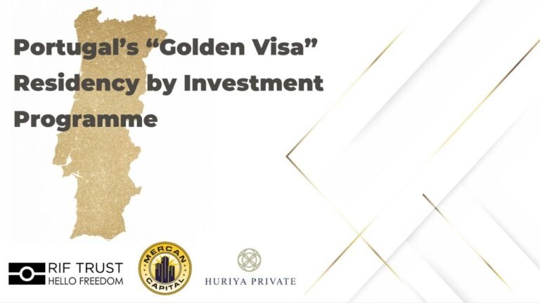 Fastest EU Citizenship Through Portugal’s “Golden Visa” Residency by Investment Programme Webinar