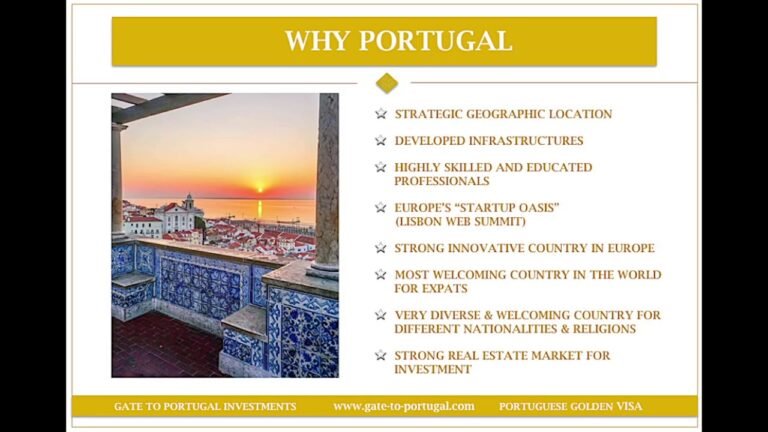 Get your EUROPEAN PASSPORT with the Portuguese GOLDEN VISA