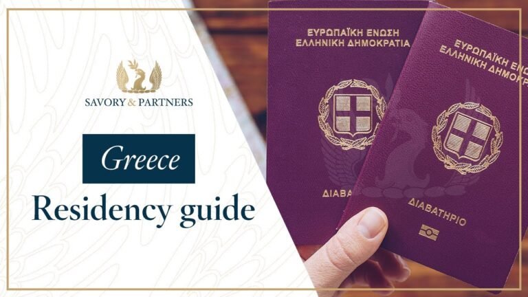 Greece Golden Visa/Residency by Investment Program Guide – Savory & Partners