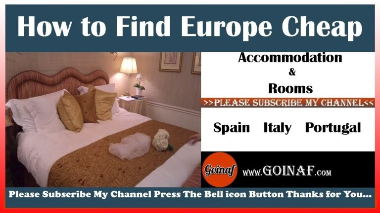 How to Find Europe Cheap Accommodation and Rooms for Rent