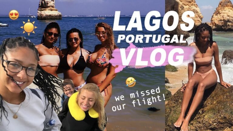 LAGOS, PORTUGAL VLOG | MISSING OUR FLIGHT, BEACHES & BARS! | Antoinette Victoria