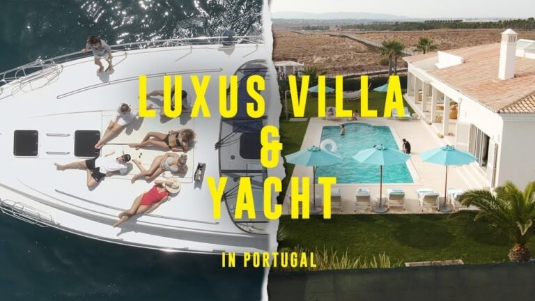 Luxus Villa und Yacht in Portugal I CINEMATIC Travel Vlog