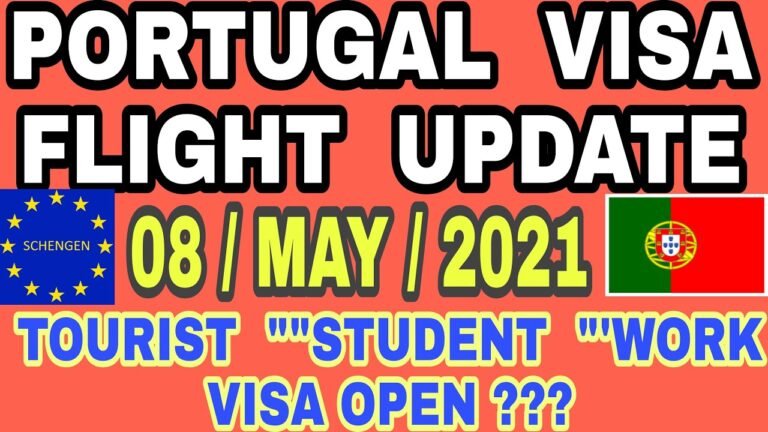 Portugal Visa Flight Update | Schengen Visa Update 2021