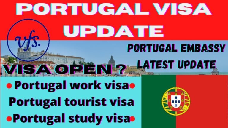 Portugal Visa Update | VFS update | Portugal vfs update | Portugal Work visa  Study tourist visa vfs