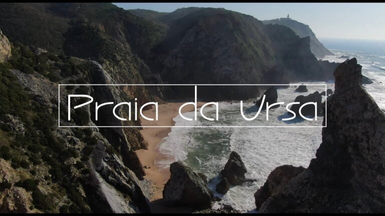 Praia da ursa – Sintra –  Ursa beach – Portugal by drone 4K