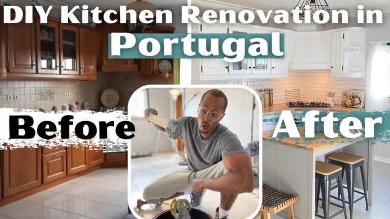 Renovating Our Dream Home in Portugal – Tour Our New Kitchen!