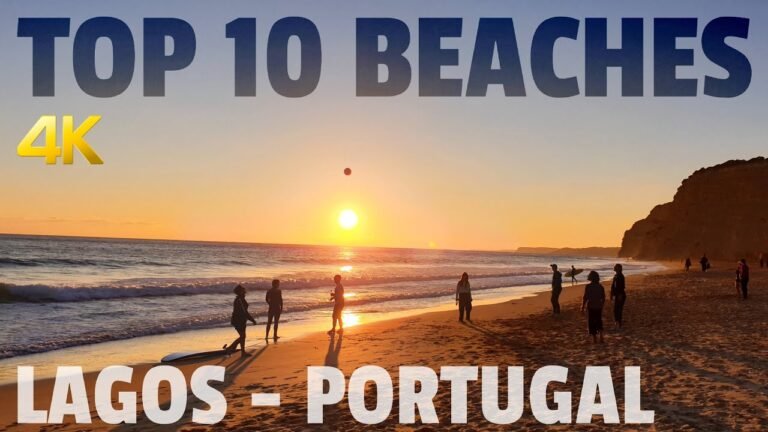 TOP 10 BEACHES OF LAGOS [ALGARVE PORTUGAL] 2021 4K