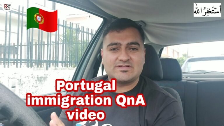 Portugal immigration QnA video |Raja Ali diaries|