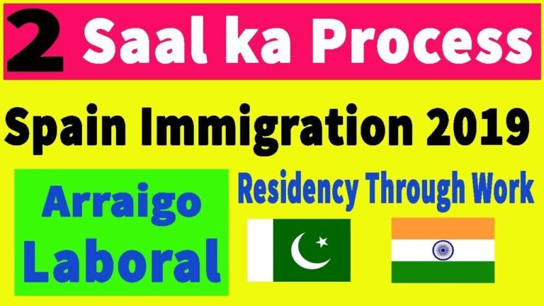 2 Year Residency Process | Spain Immigration 2019 || Arraigo Laboral || Urdu/Hindi