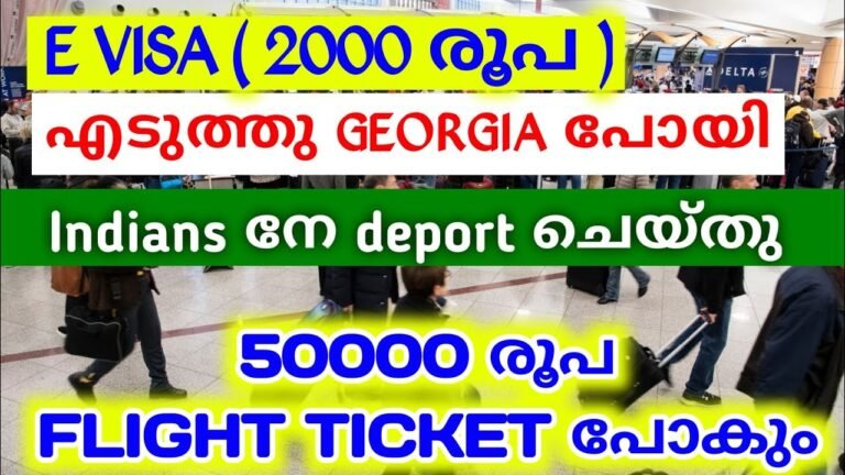 2000 രൂപക്ക് e visa എടുത്തു georgia പോവാം | പക്ഷെ deporting 😡| georgia visa malayalam