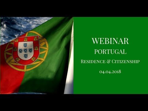 4 April Webinar Portuguese Citizenship via Investment program