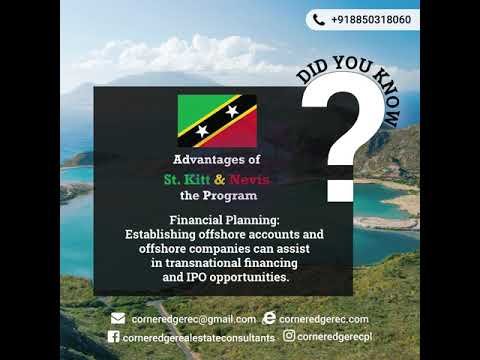 Advantages of Saint Kitts and Nevis Investor Program