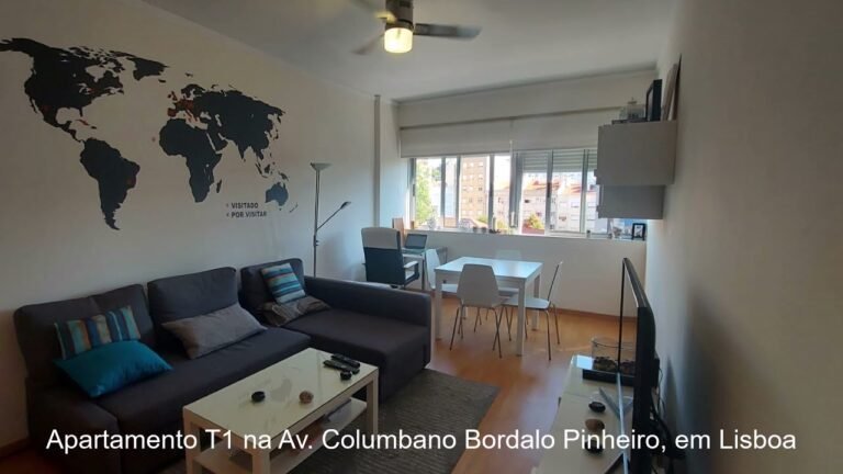 Apartamento T1 para arrendamento situado na Av. Columbano Bordalo Pinheiro, em Lisboa