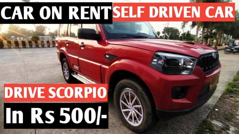 Car on Rent | Self Driven Cars | Zoomcar | Scorpio | inder i rider