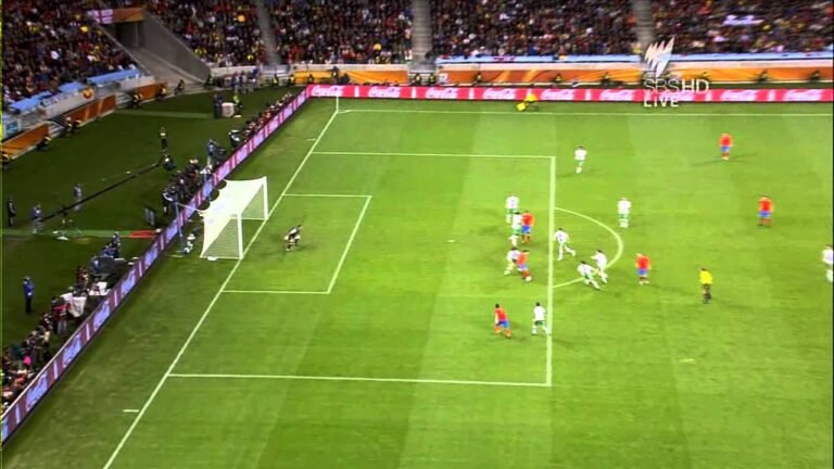 David Villa 1 0 Portugal  World Cup 2010
