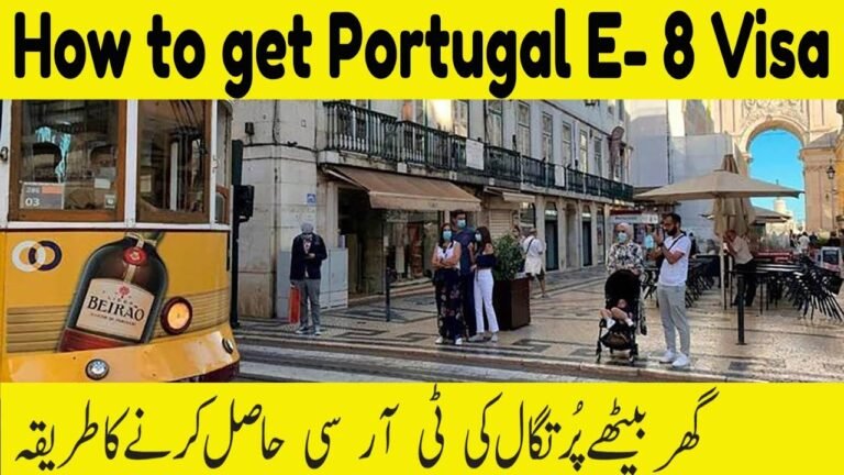 E8 Visa in Portugal l TRC in Portugal l How to get E8 Visa for Pakistanis l Brazilian Traveler