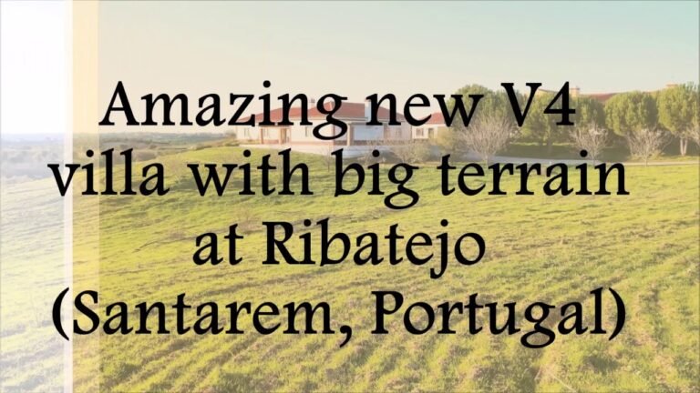 For sale Amazing V4 villa at Ribatejo with big terrain (Santarem, Portugal)