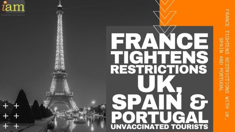 France Tightens Restrictions With UK, Spain And Portugal France Tightens Restrictions With UK, Spain And Portugal