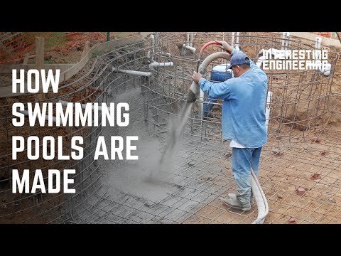 How swimming pools are made
