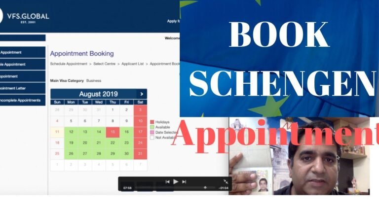 How to Book Schengen Visa Application Appointment in VFS GLOBAL for BIOMETRICS And DOCUMENTS SUBMIT