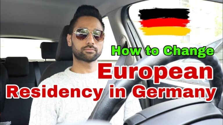 How to convert your European Residency in Germany | How to Change Residency in Germany