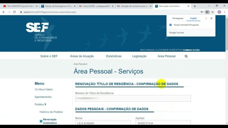 How to renew residency card from online