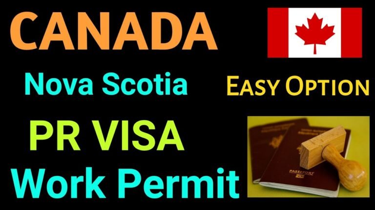 IMMIGRATION to CANADA visa Nova Scotia – Get PR Visa or Work Permit in Canada