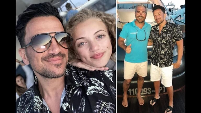 Inside Peter Andre’s holiday to Portugal as family rent a luxury yacht before meeting up with Katie