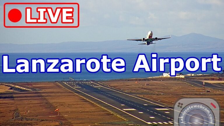 🔴 LIVE from LANZAROTE AIRPORT (ACE|GCRR), Canary Islands, Spain