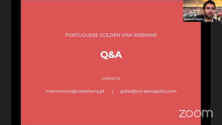 Let's talk Golden Visa Portugal