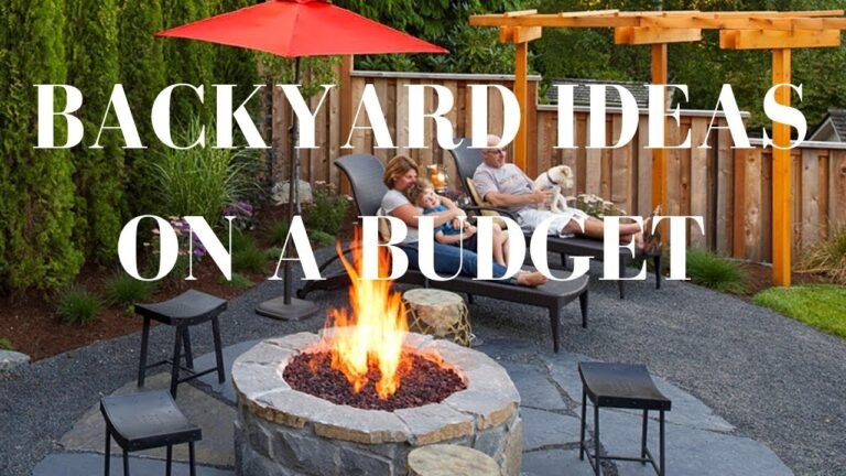 Low Cost Backyard Ideas