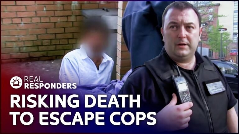 Man Jumps Out Window Onto His Back To Avoid Immigration Officers | UK Border Force | Real Responders