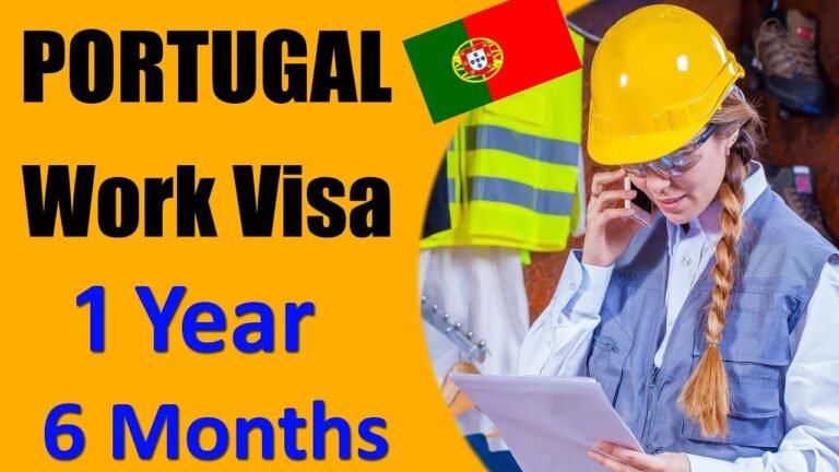 POPORTUGAL WORK VISA for 1 year & 6 months | Portugal visa for work options