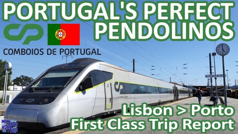 PORTUGAL'S PERFECT PENDOLINOS / ALFA PENDULAR HIGHSPEED REVIEW / PORTUGUESE TRAIN TRIP REPORT