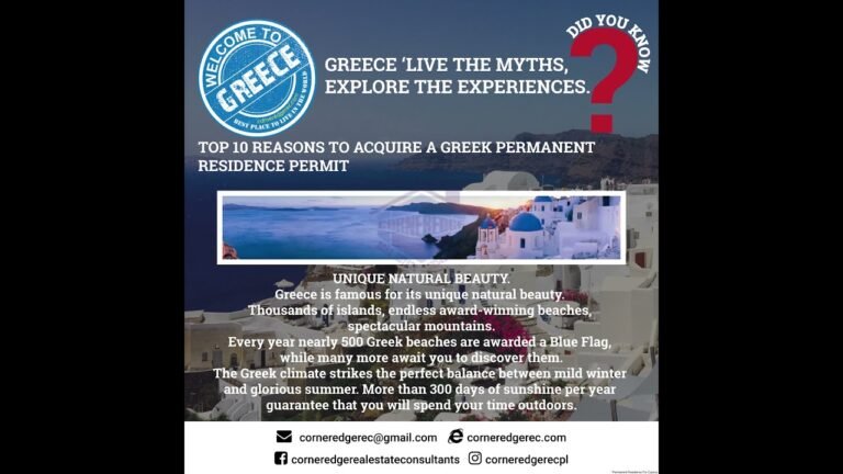 Permanent Residence For Greece, Permanent Residency, Permanent Residence Visa