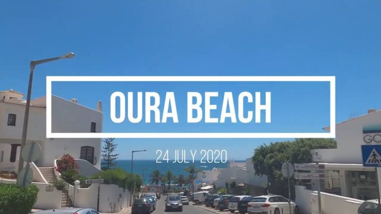 Portugal . Algarve . Albufeira . Oura Beach . July / 24 / 2020 (Corona – Covid19)