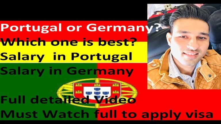 Portugal or Germany | which one is best for Visa| Taimoor Ahsan