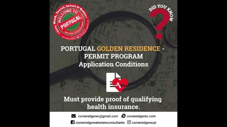 Portuguese Golden Residence Permit Program PGRPP 2 Application Conditions Slides