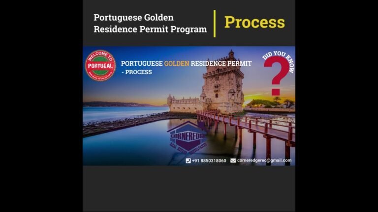 Portuguese Golden Residence Permit Program PGRPP 3 Process