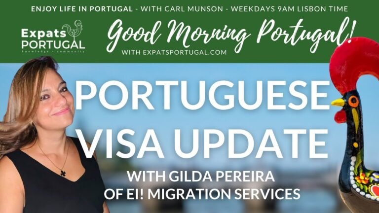 Portuguese visa update on the Good Morning Portugal! Show