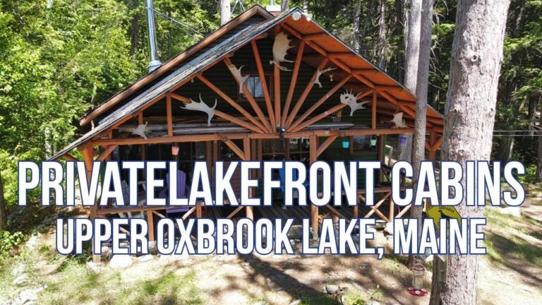 Private Lakefront Log Cabins For Sale | Maine Real Estate