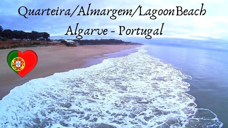 Quarteira Beach Algarve Portugal – Almargem & Lagoon Beach Walk 🇵🇹🏖🌅