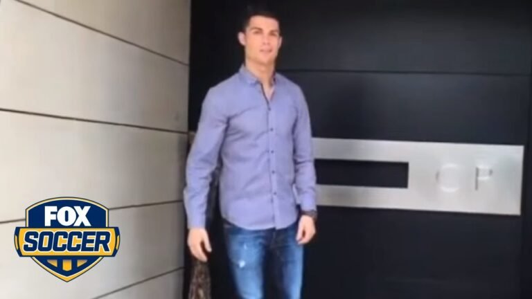 Ronaldo takes fans on a tour of his house